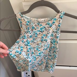 Floral crop top